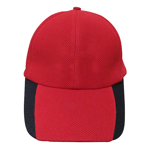 六片網眼帽(帽沿設計款)-H040